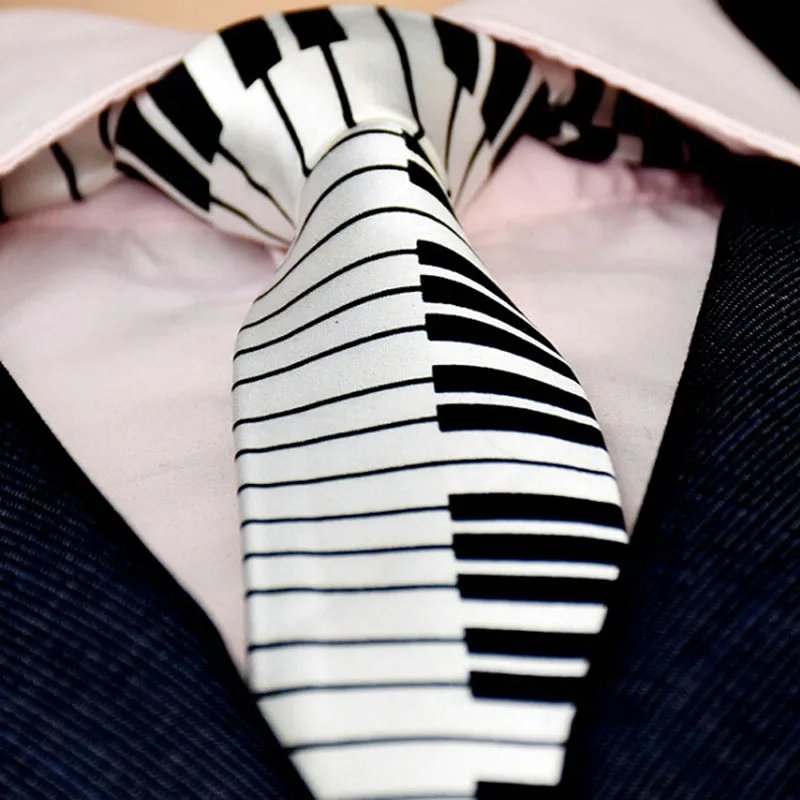 skinny piano tie
