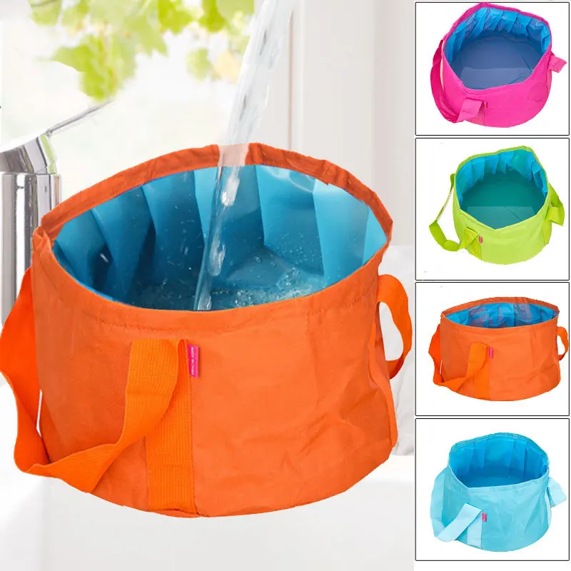 15L portátil de viaje al aire libre plegable de camping lavamanos cubo fregadero bolsa de lavandería bucket 15L portátil de viaje al aire libre plegable de camping lavamanos cubo fregadero bolsa de lavandería bucket