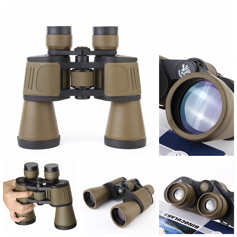 Binocular 7X50 HD Film Coated Optical Len 168M/1000M Roof Prism Central