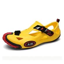 Большие размеры 35-44; женская спортивная обувь для активного отдыха; дышащие Резиновые Нескользящие летние пляжные удобные сандалии