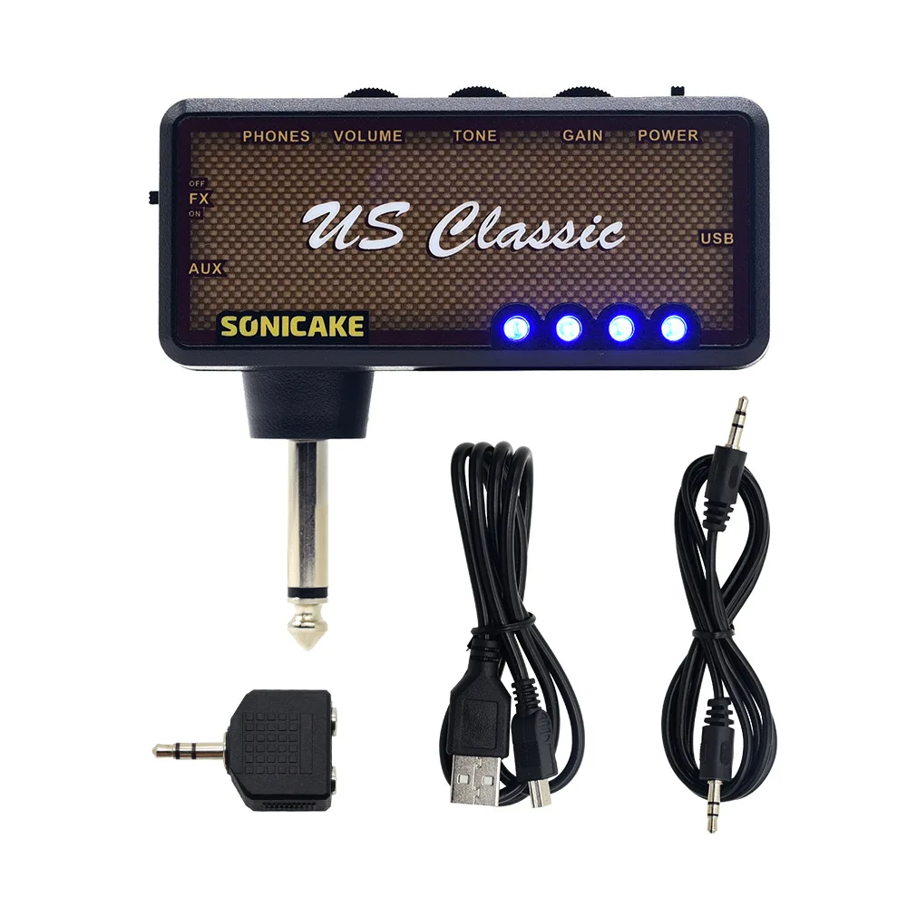 Amplificateur de guitare portatif Guitare /électrique Mini ampli casque