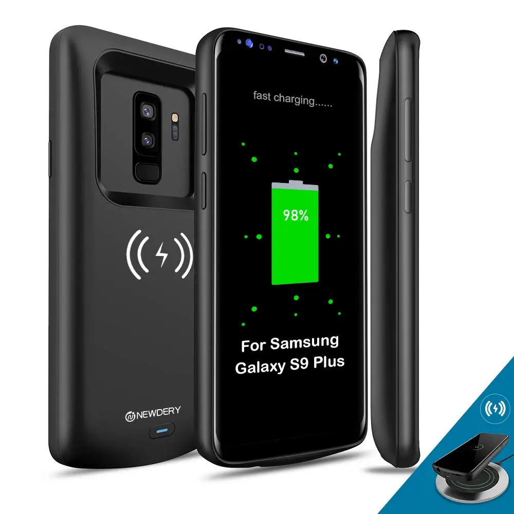 Funda de batería inalámbrica para S8 S8 Plus S9 S9Plus Note 8 note 9 S10E S10 S10 Note 10 Plus Función de recepción de carga inalámbrica Qi - 5