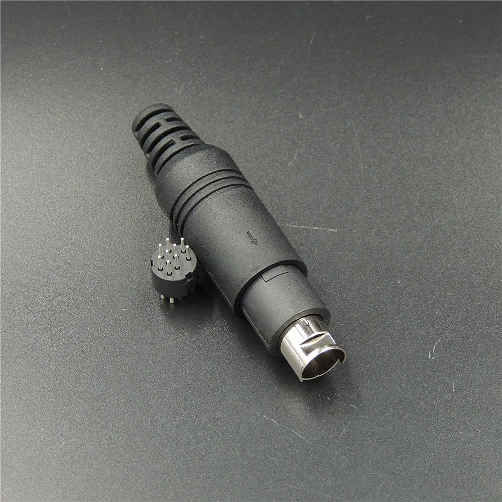 1 шт. 9 контактный паяльный разъем Mini Din|connector lcd|din connector standardsdin 7 16 |