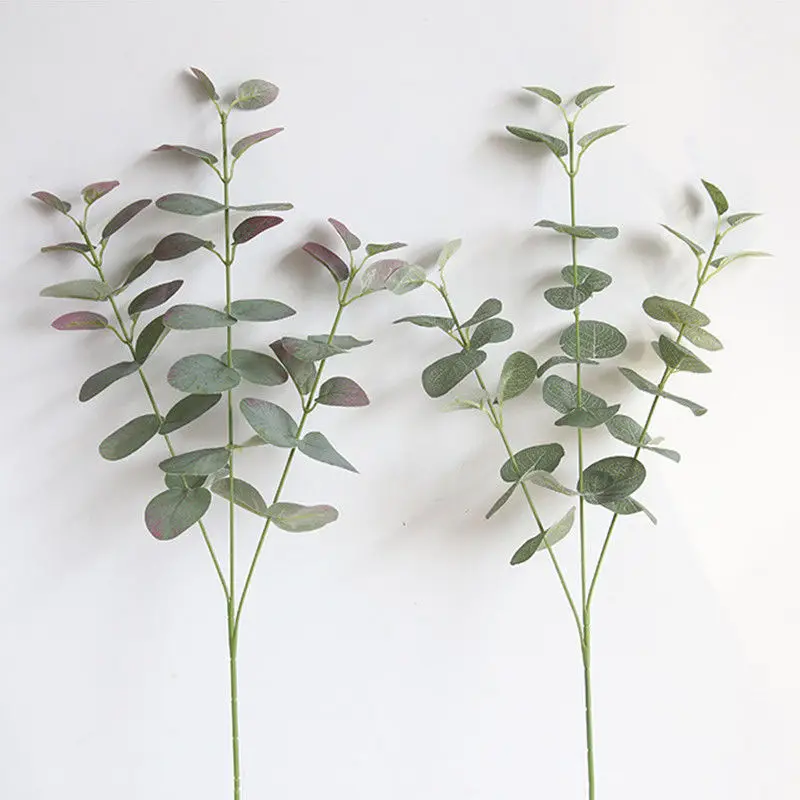 68CM Green Eucalyptus artificial Plants Eucalyptus Faux Plants Greenery Gum Leaves Home Office Flower Foliage Decorative Plant