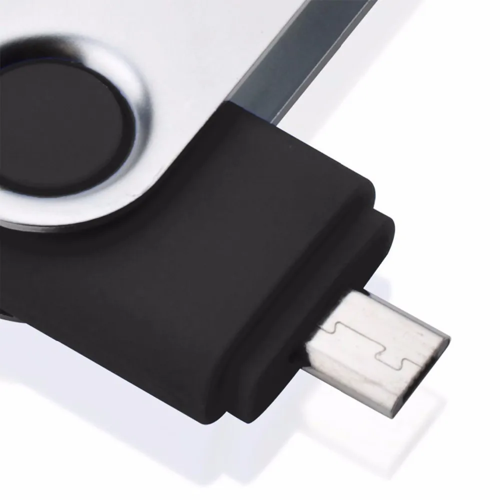 Реальная емкость логотип смартфон поворотный флэш-накопитель USB OTG Micro USB флэш-накопитель 8 ГБ 16 ГБ 32 ГБ 64 ГБ 128 ГБ U диска для телефона