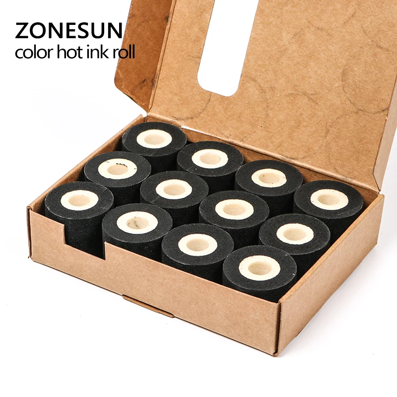 Губчатый ролик ZONESUN 36*32 мм (10 шт./лот) 100% рулоны сплошного кодирующего устройства