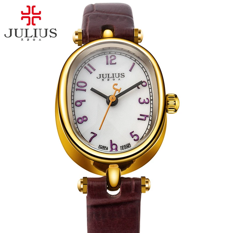 JULIUS Women Watches Rose Gold Brand Luxury Fashion Ladies Watch
