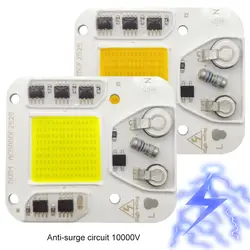 30 Вт 50 W 100 W светодиодный COB чип AC 110 V 220 V 230 V смарт-ic DIY светодиодный шарики для Светодиодный прожектор теплый белый холодный белый светать