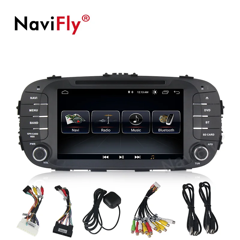 Navifly 2din Android 8,1 автомобильный dvd мультимедийный плеер для peugeot 3005 3008 5008 партнер Berlingo gps Навигация стерео радио аудио