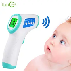 Ilincare Baby/Adult lcd Цифровой термометр инфракрасный Лоб термометр для тела пистолет Бесконтактное устройство измерения температуры