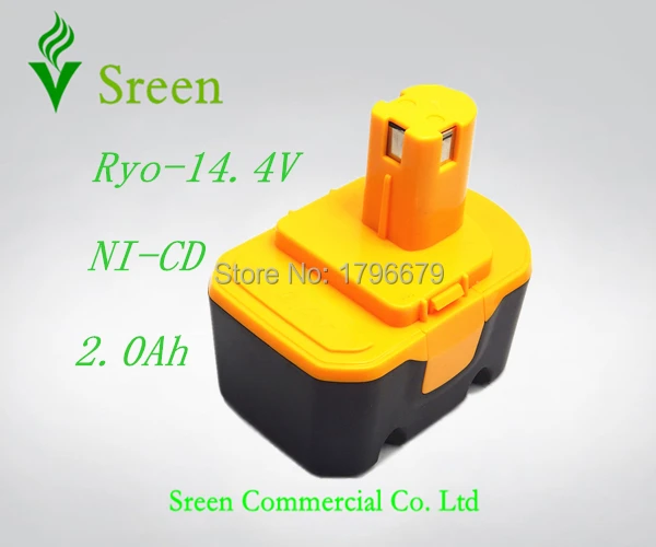 

New 2000mAh Rechargeable 14.4V NI-CD Replacement Battery Packs for Ryobi Power Tool Battery RY6201 RY6200 400144 4400011 1314702