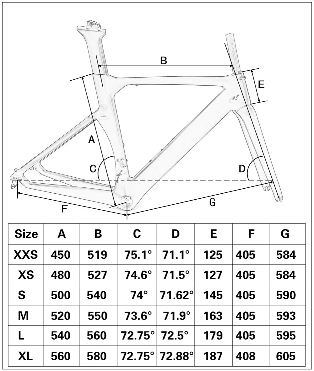 Sale 2019 T1000 UD Carbon Road Bicycle Frames,Racing TT Aero Road Carbon Bike Framesets Cycling Road Carbon Frames 0