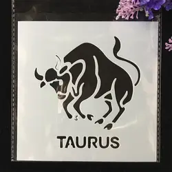 1 шт 15 см Taurus Созвездие DIY наслоения Трафареты окрашивания Скрап окраска тиснильный альбом декоративная открытка шаблон