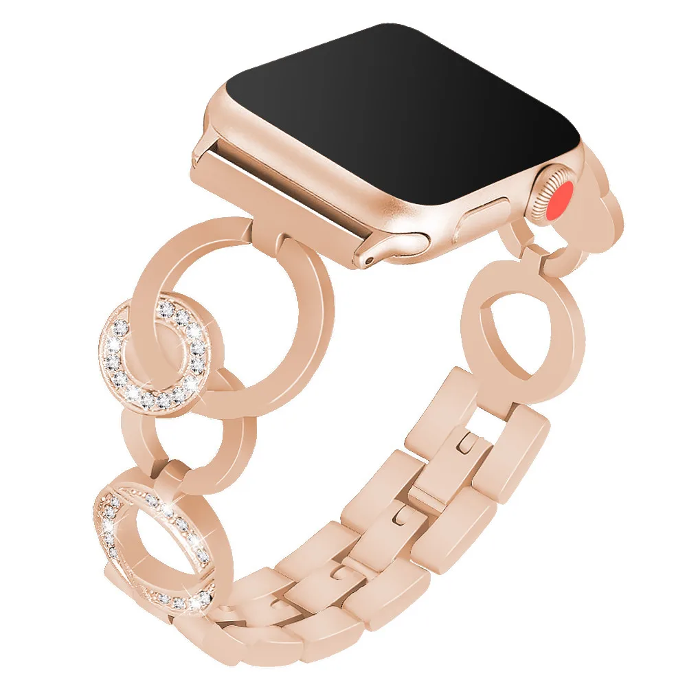 

Straps for Apple Watch 4 44mm 40mm Band Series 4 3 2 1 Bands for iWatch 38mm Stainless Steel Strap for Apple Watch Bracelet 42mm