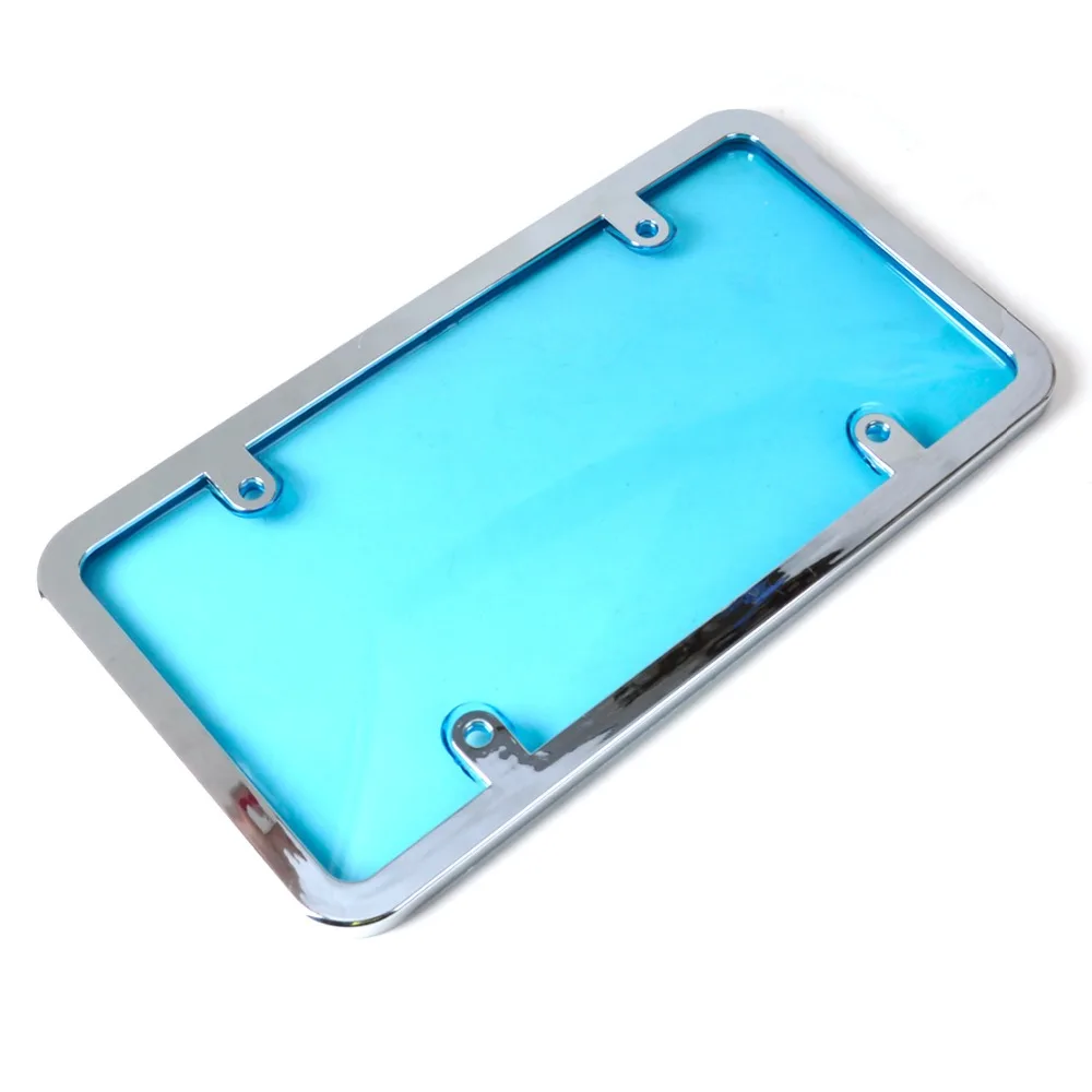 DWCX Chrome License Plate Frame Combination For Audi Q5 BMW F10 VW Golf