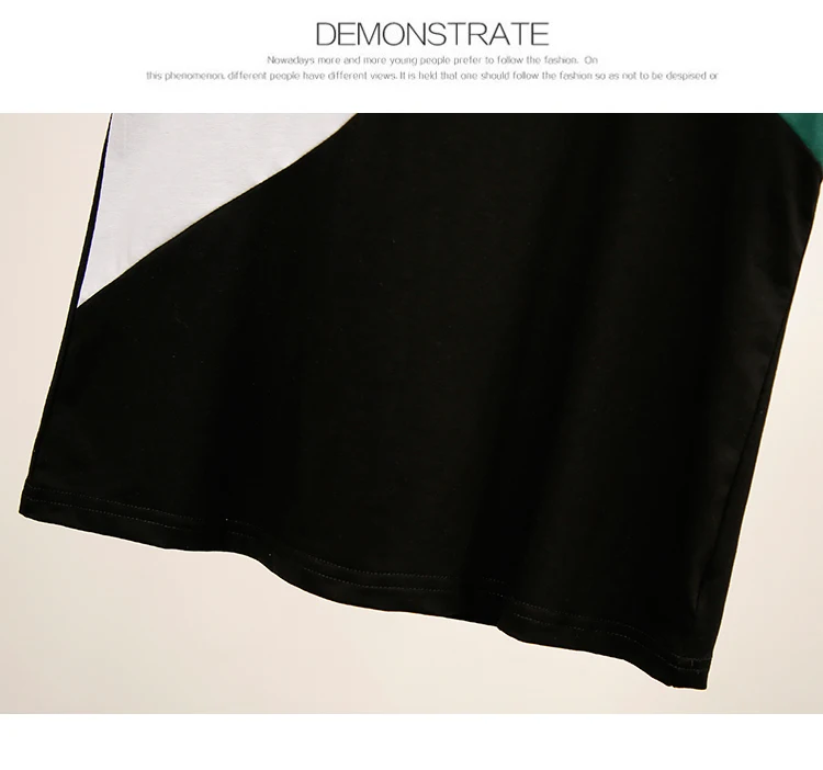 plus size blouses Slim Shirt 2021 Summer The New Fashion Women Short Shirt Stitching Shirt Round Neck Short Sleeve Women Tops and Blouse 2575 50 sexy blouses for women