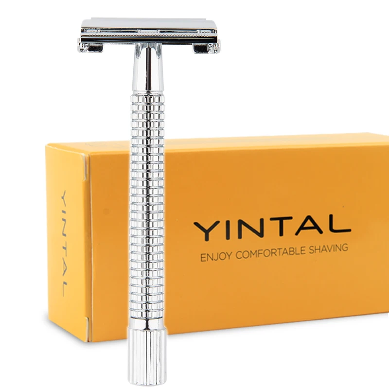 Buy 1 Razor + 10 Blades Butterfly Open Long Handle Men