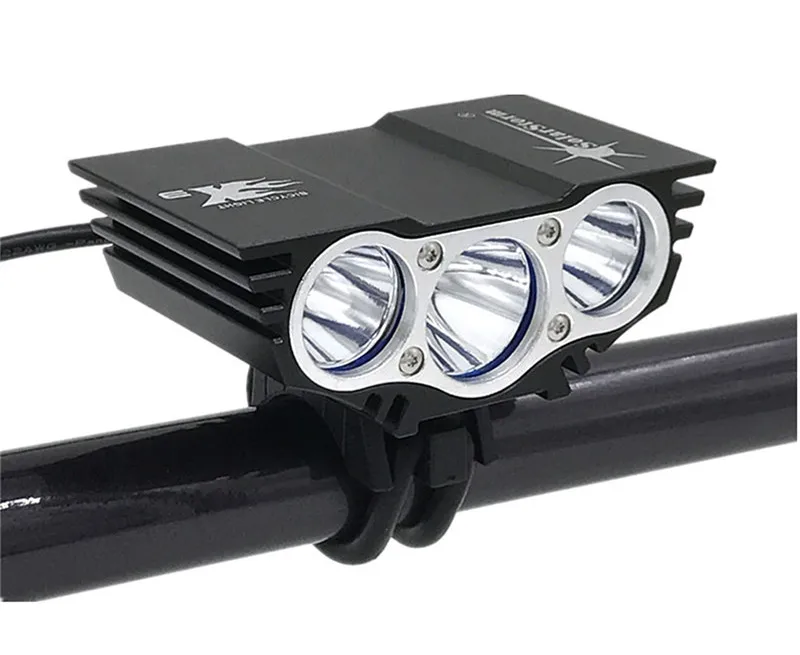 Светодиодный головной светильник 6000 люмен 4 режима XM-L T6 светодиодный велосипедный передний светильник велосипедный светильник s лампа+ водонепроницаемый аккумулятор+ зарядное устройство