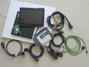 Billige Mb Diagnose Interface Stern C4 Mit Software 2020,12 Hdd Installiert In X200t Touch Screen Laptop Bereit Zu Bedienen Wifi Unterstützung