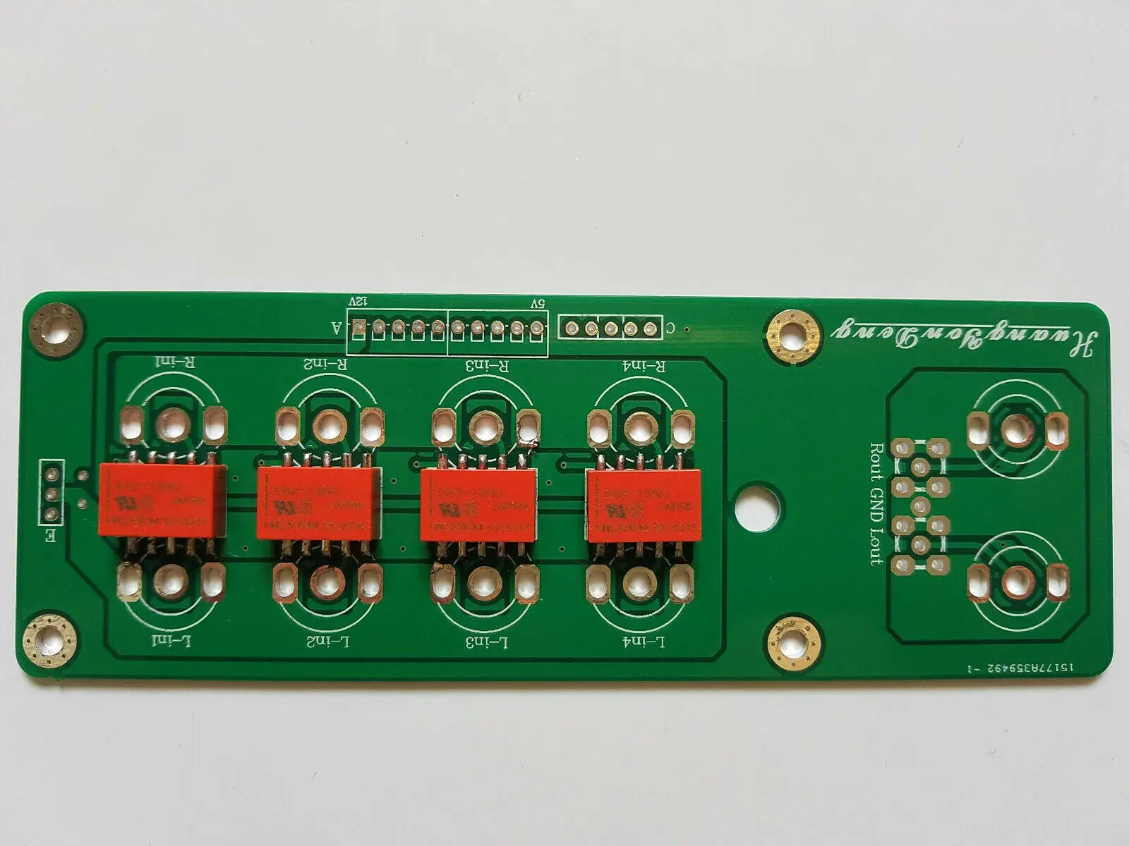 GZLOZONE Hiend ALPS Motor Remote Volume Control Board With Display (4 Way Input) L14-69