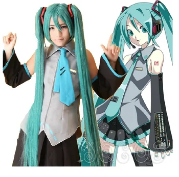 

Vocaloid Miku Hatsune Cosplay Costume 10 pcs set