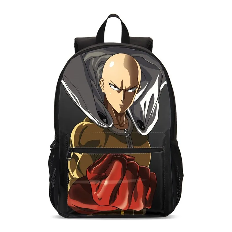 VEEVANV рюкзак для мальчиков и девочек аниме мультфильм One Punch Man 3D печать сумка книг