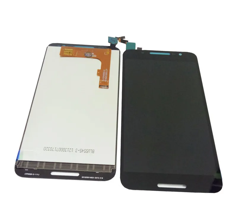 ЖК дисплей 5 дюйма для Alcatel A7 5090Y 5090 OT5090 сенсорный экран в сборе с лентой черного