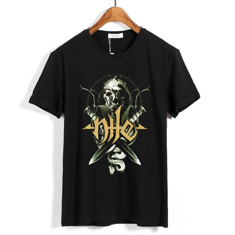 6 Дизайнов Египетский стиль Фараон Нил рок для мужчин и женщин рубашка 3D фитнес тяжелый рок тяжелый металл хлопок скейтборд camisetas