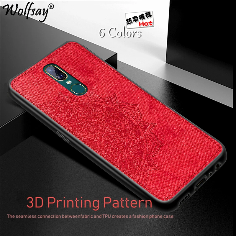 

Cotton Fabric Case For Oppo F11 Pro Case Magnetic Silicone Bumper Phone Case For Oppo F11 Pro Cover For Oppo F11 Pro Housings