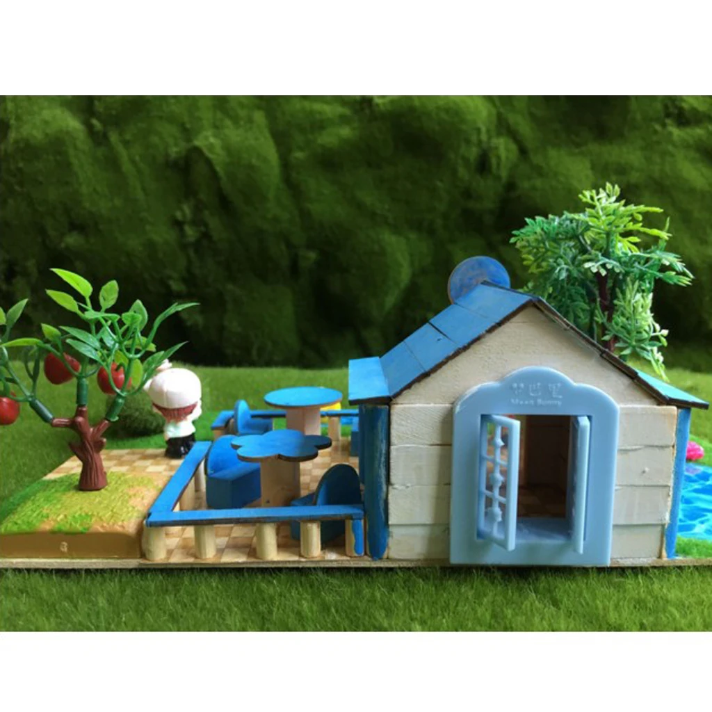 Handcrafts Miniature Project DIY Dolls House & Garden Building Model Toy Kids Play Fun & Early Learning Birthday Gift