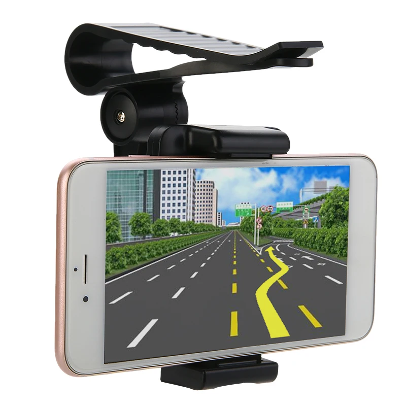 High Quality Car Sun Visor Clip Mount Holder Stand Bracket Car Phone Navigation Bracket For CellPhone GPS