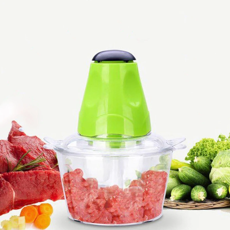Пищевой измельчитель электрическая мясорубка кухонная помощь мини кухонный