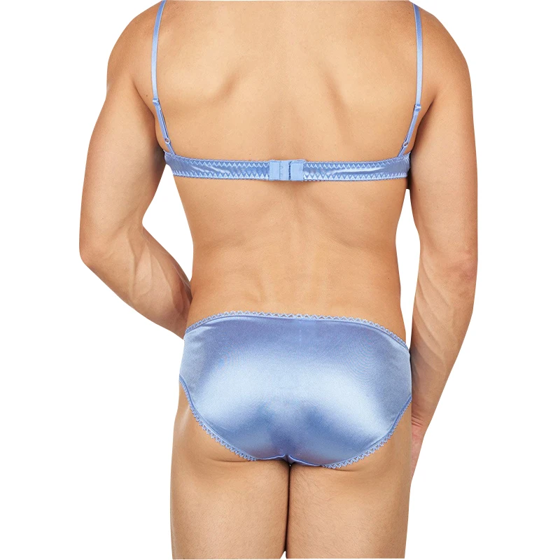 Men's Sexy Underwear Pseudo-nature Bra Sexy Underwear Set Garter Disguise Men's Briefs Jockstrap,mens underwear