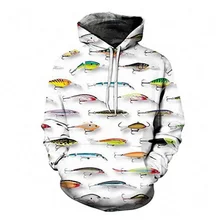 Бейсбольная Толстовка 3D цифровая печать толстовка с аппликацией рыбы бейсбольная Джерси трехмерная Наклейка свитер печать Толстовка