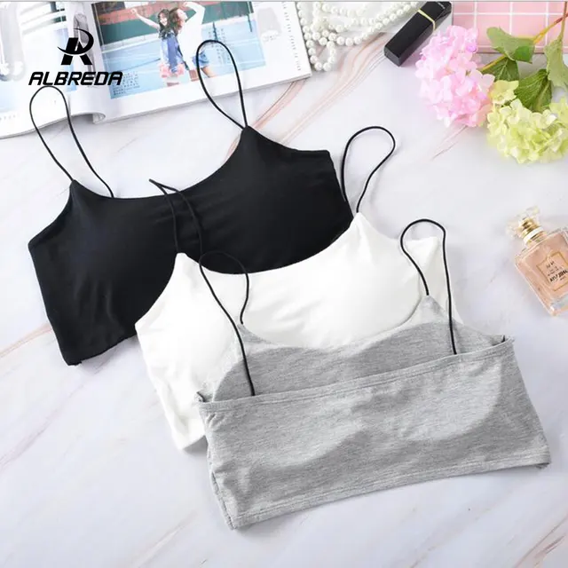 US $1.40 ALBREDA Women Highquality Fitness Yoga Sports Bra For Running Gym Padded Wire Shake proof Underwea