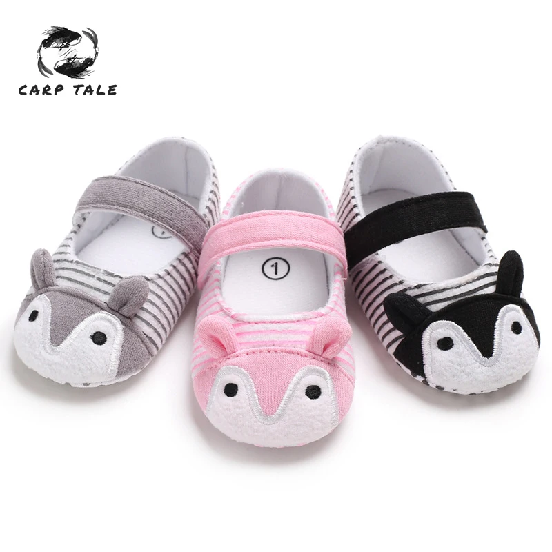

2019 Newborn Baby Girl Shoes Cute Animal Princess Kid Anti-slip On Shoes 0-18 Months Toddler Crib Hook & Loop First Walkers