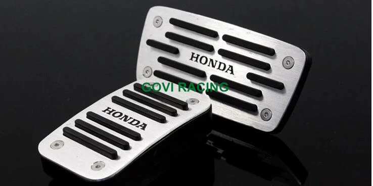 

2pcs/lot automatic car pedals set fit for honda CRV red/blue aluminum pad pedal cover vw golf pedals pedales car stlying