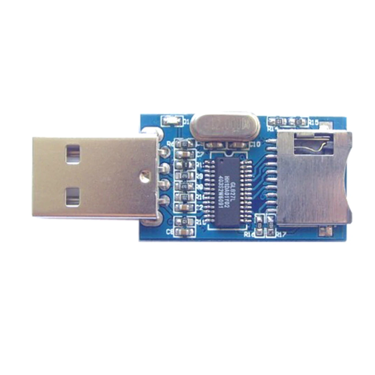 GL827 USB интерфейс мини SD карта мини SD кард-ридер модуль GL827L