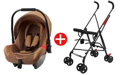 car seat on trolley
