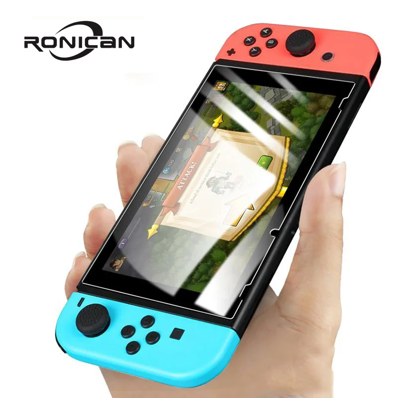

RONICAN 9H Protective Film Tempered Glass For Nintend Switch Screen Protector Cover For Nintendo Switch NS HD Glass film