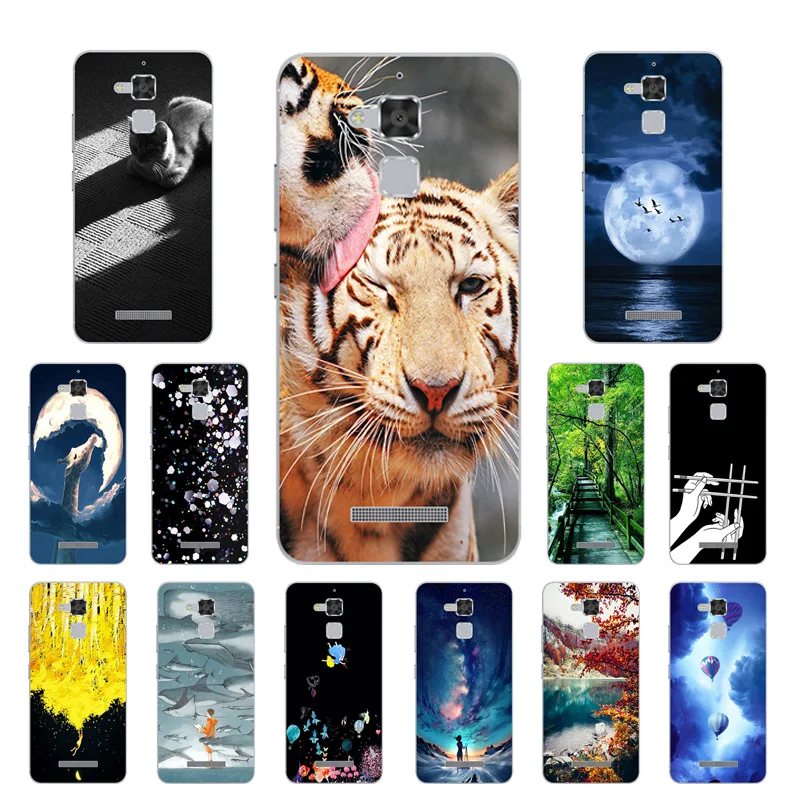 Cover for Asus Zenfone 3 Max ZC520TL Mammal Printing Case Silicon Coque ZenFone Deluxe ZS550KL Soft TPU Phone Bag |