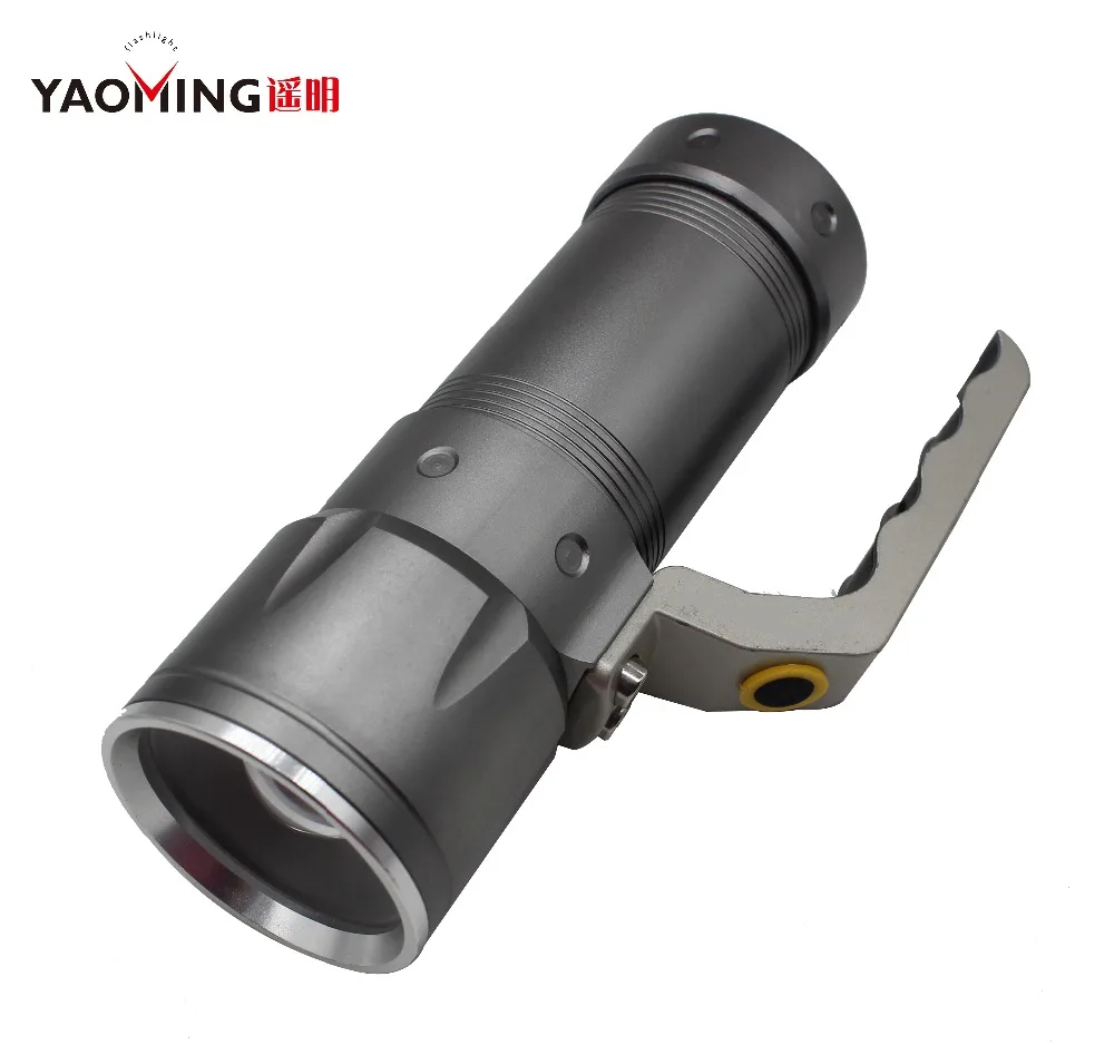 

Hot selling CREE XM-L T6 zoom waterproof rechargeable led spotlight lantern searchlight protable flashlight for 1 or 2*18650