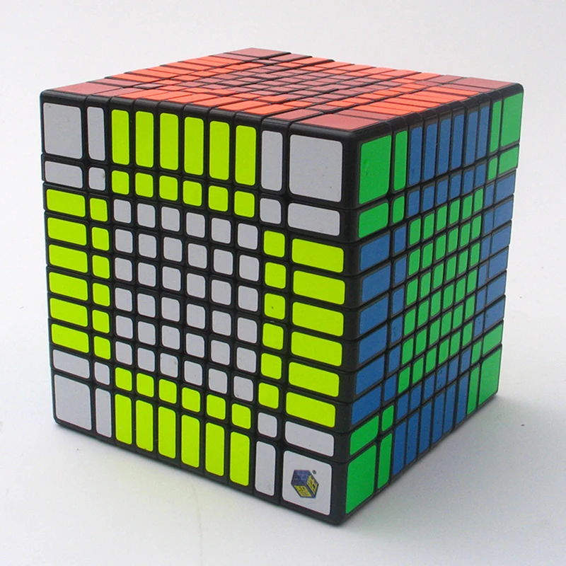 10x10x10 куб Zhisheng скоростной куб головоломка твист Весна Cubo Magico Обучающие Развивающие игрушки часы-кольцо с крышкой игрушки