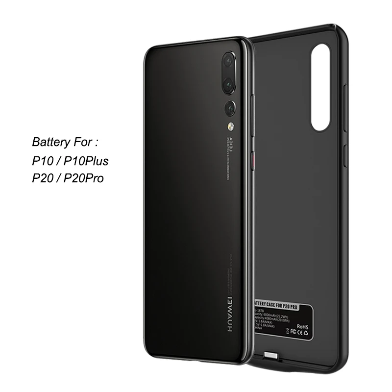 Новинка! Для HUAWEI P20 P20Pro Батарея защитный чехол Зарядное устройство Расширенный Мощность Bank Зарядка для P10 P10Plus 5000 мАч чехол телефона