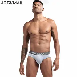 JOCKMAIL 2019 Новое Брендовое мужское дышащее нижнее белье сексуальные мужские плавки слип трусы хлопок удобные Cueca мужские трусы шорты