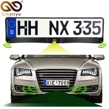 Sinairyu авто передний/задний парковочный радар Датчик+ HD CCD Европа Россия номерной знак рамка Автомобильная Передняя камера без парковочной линии