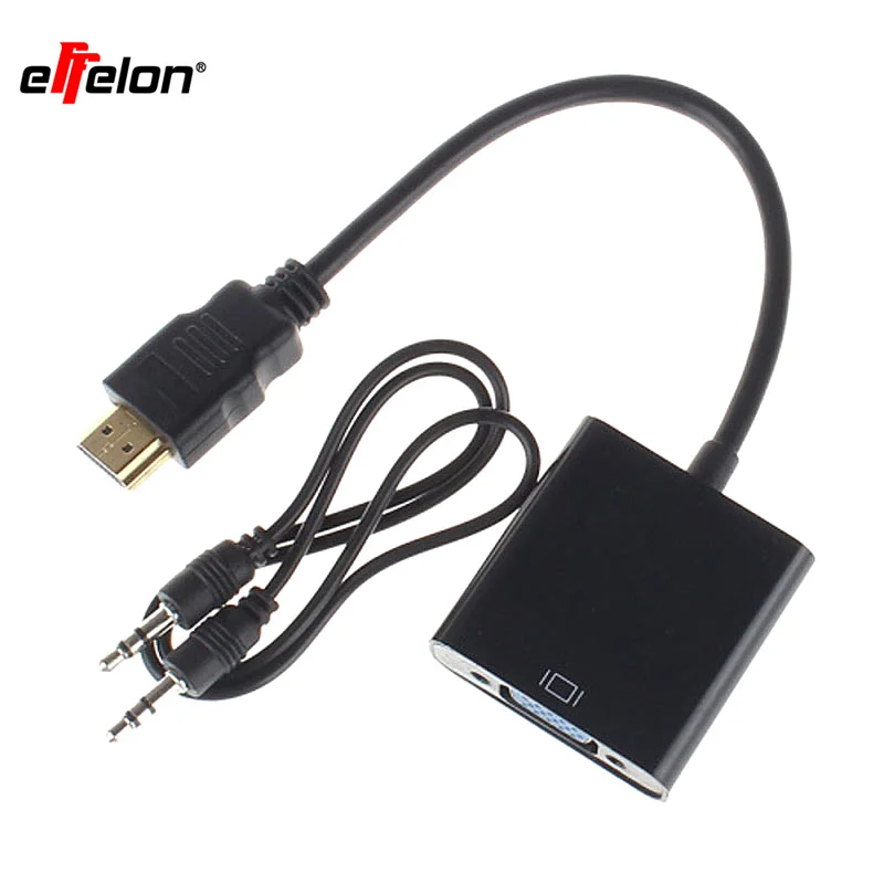 effelon 1080p hdmi to vga converter adapter cable for pc laptop hdtv effelon 1080p hdmi to vga converter adapter cable for pc laptop hdtv