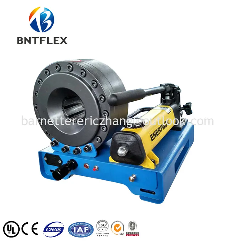 2018 BARNETT BNT30A P20 hydraulic hose crimping machine up to 1\ hose Finn Power style