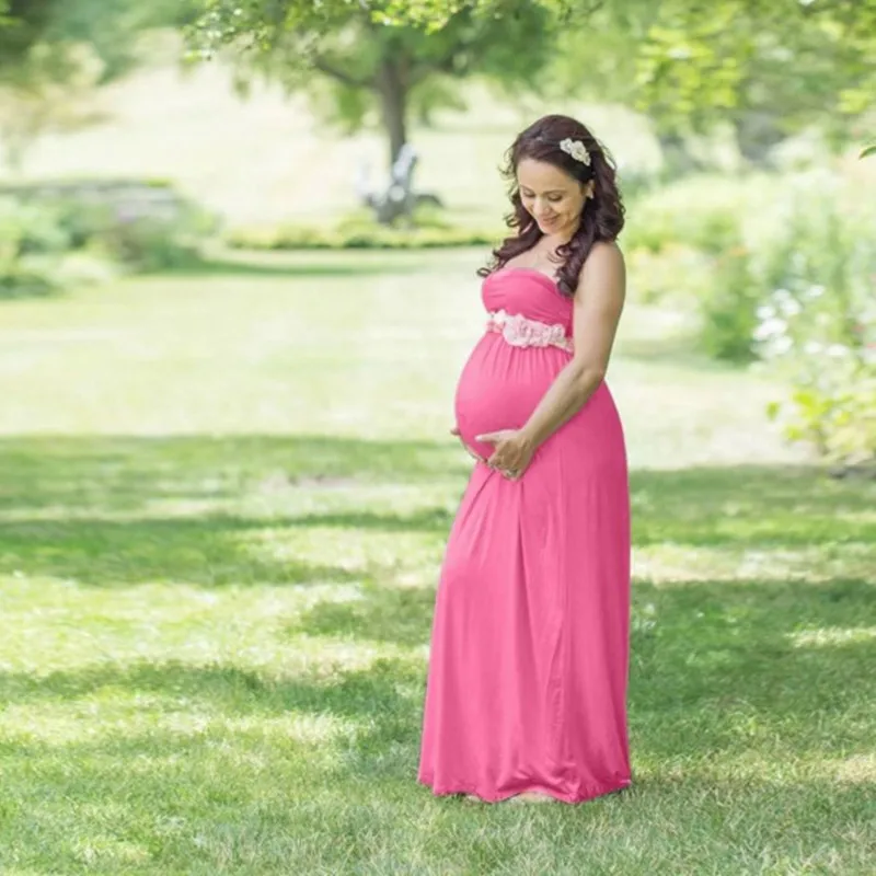 Maternity Dresses For Photo Shooting Pink Dress Maternity Clothes