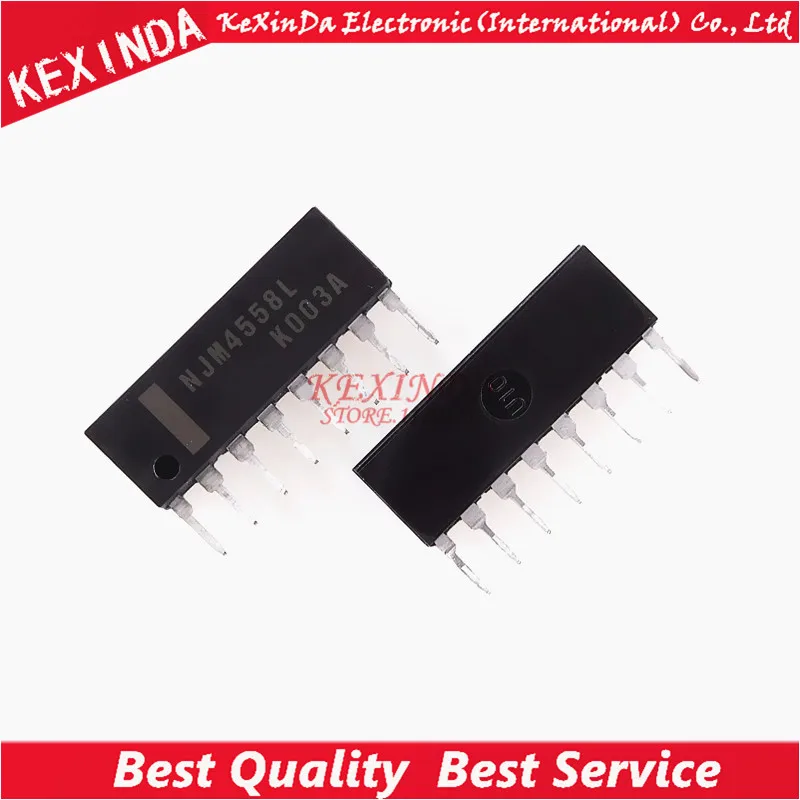 NJM4558L NJM4558 4558L SIP8 SIP 50 шт./лот бесплатная доставка | Электронные компоненты и